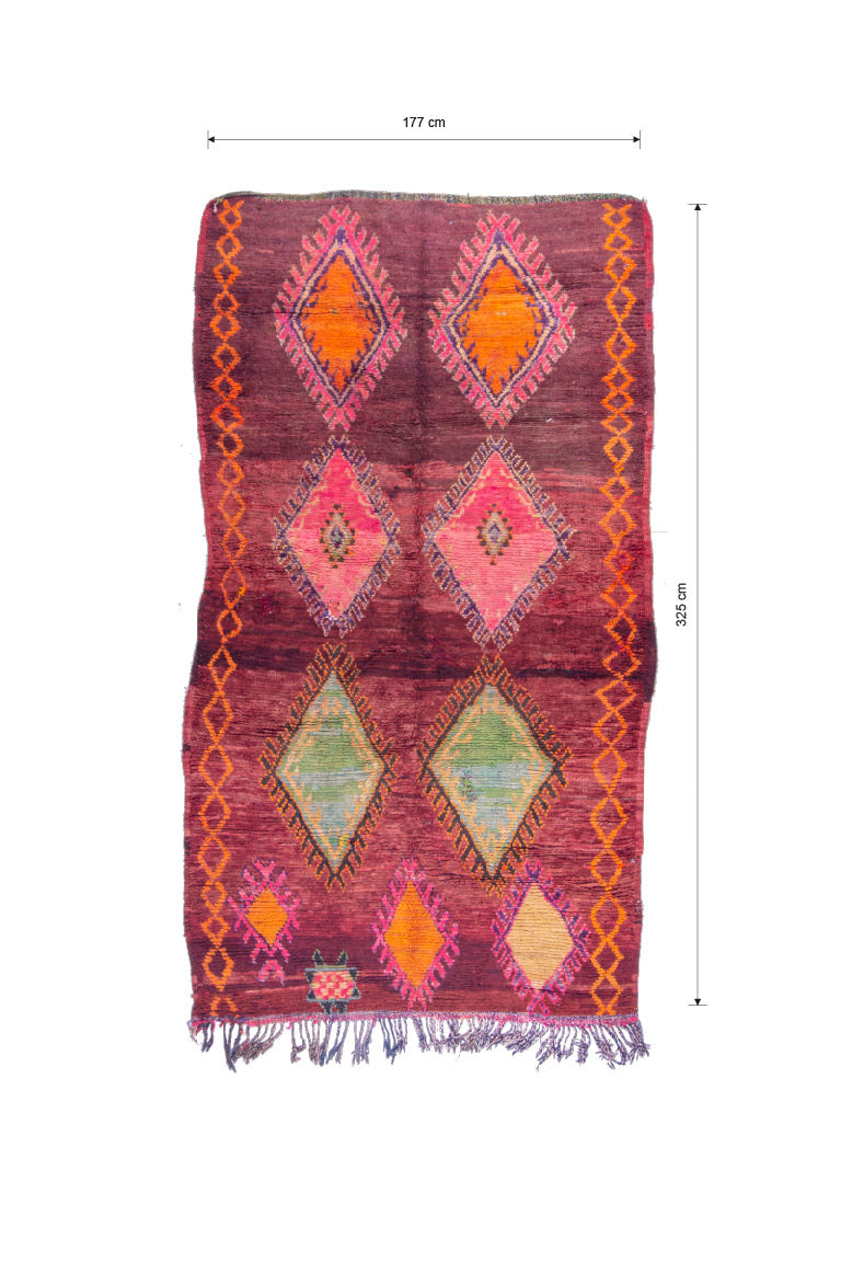 Afrodite Boujaad Vintage Moroccan Rug