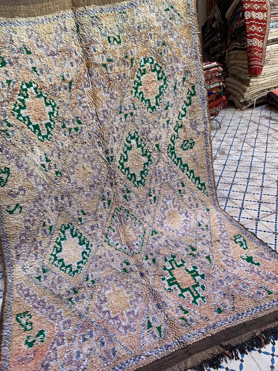 Khezzi Beni Mguild Vintage Moroccan Rug