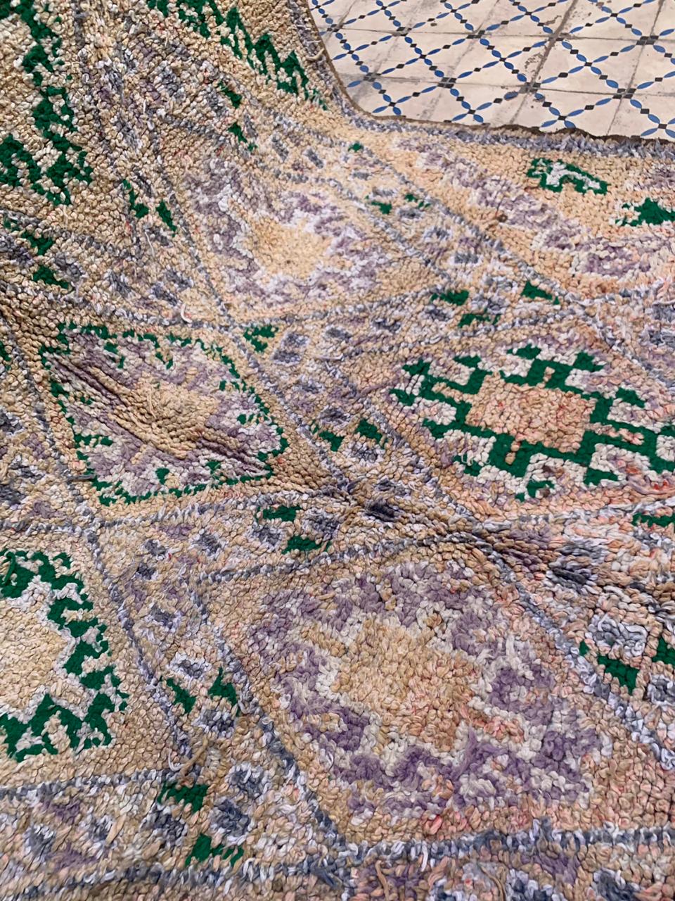 Khezzi Beni Mguild Vintage Moroccan Rug