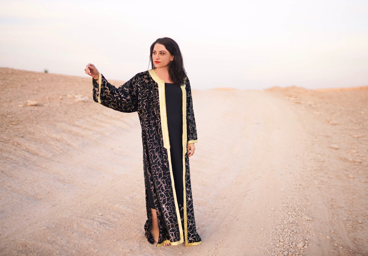Vintage Silk Moroccan Kaftan
