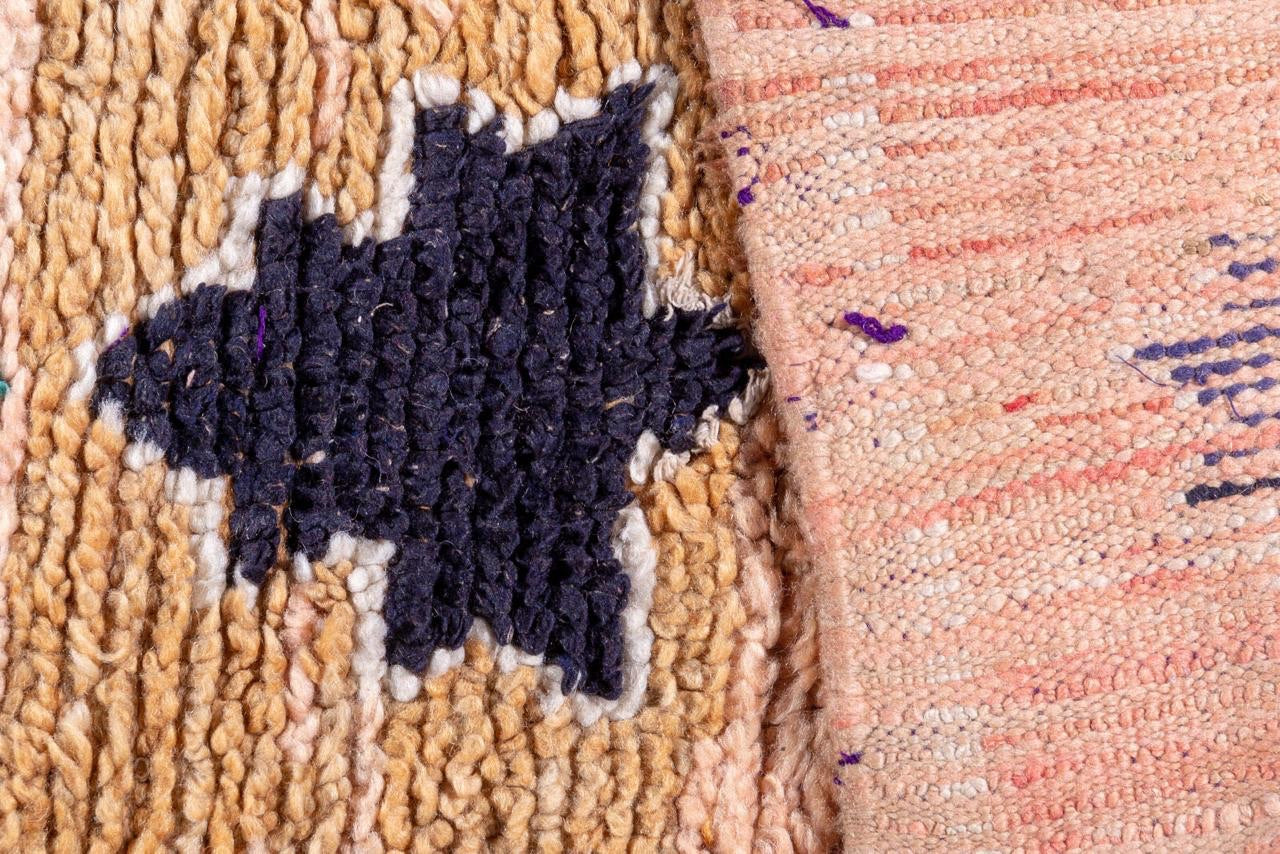 Beau Boujaad Vintage Moroccan Rug
