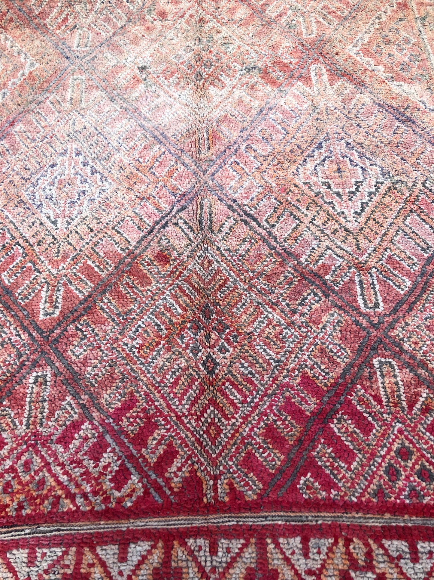 William Beni Mguild Vintage Moroccan Rug