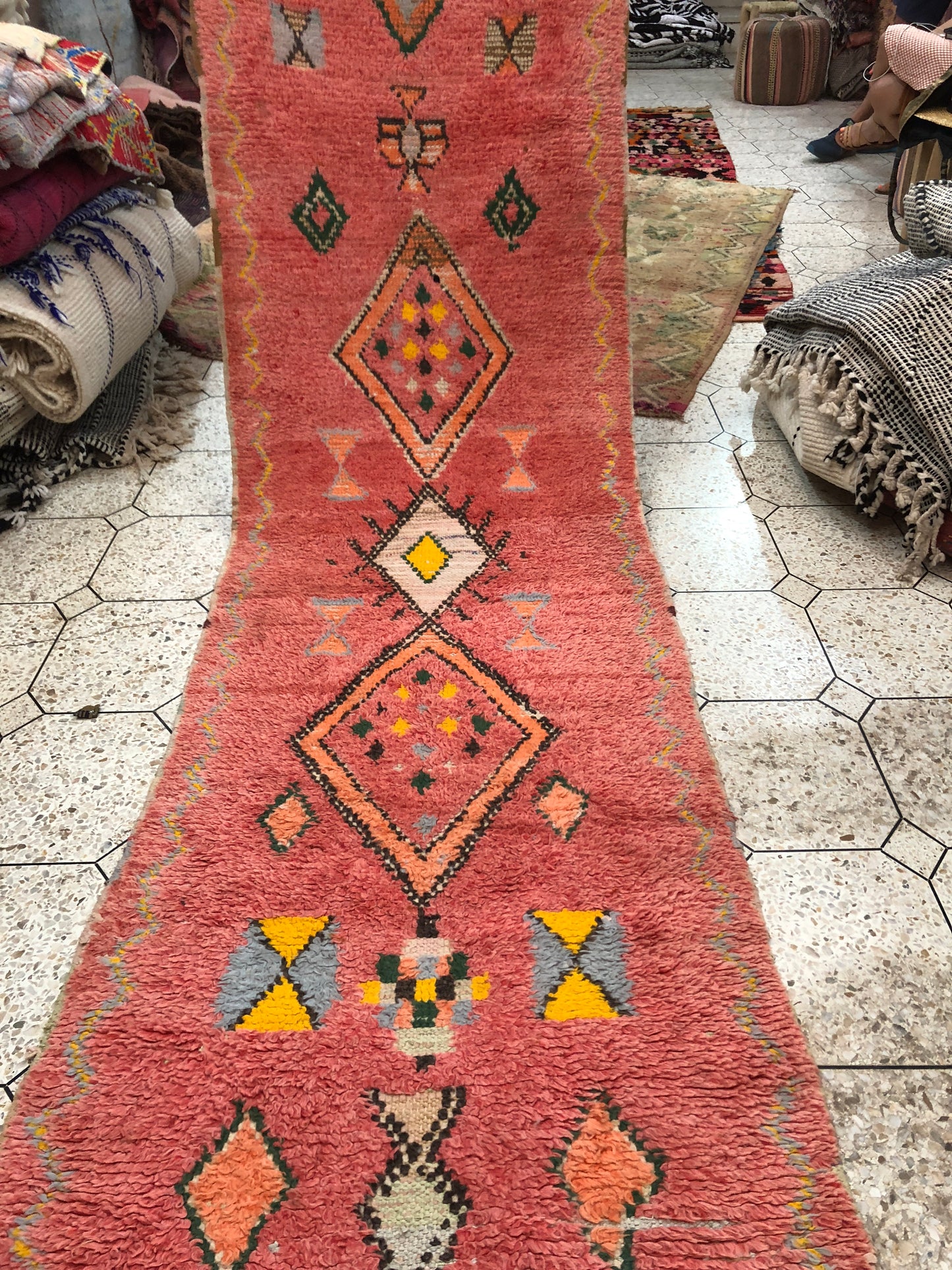 Leon Azilal Vintage Moroccan Rug Runner