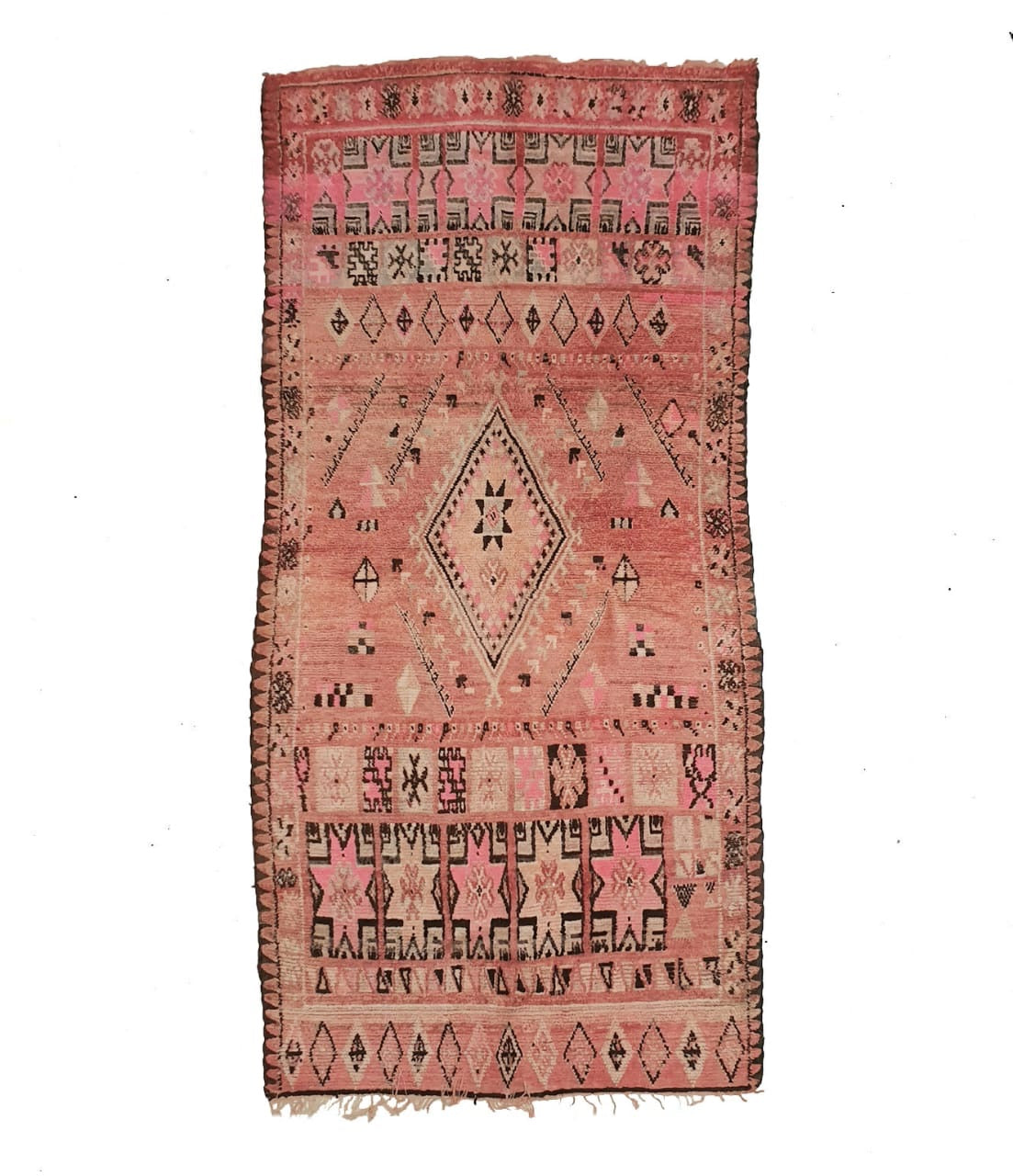 Pink Sapphire Boujaad Moroccan Vintage Rug