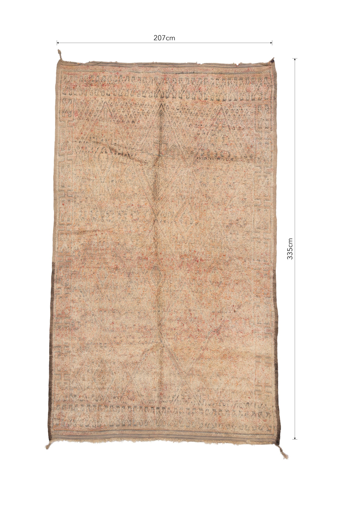 Fendi Beni Mguild Moroccan Vintage Rug