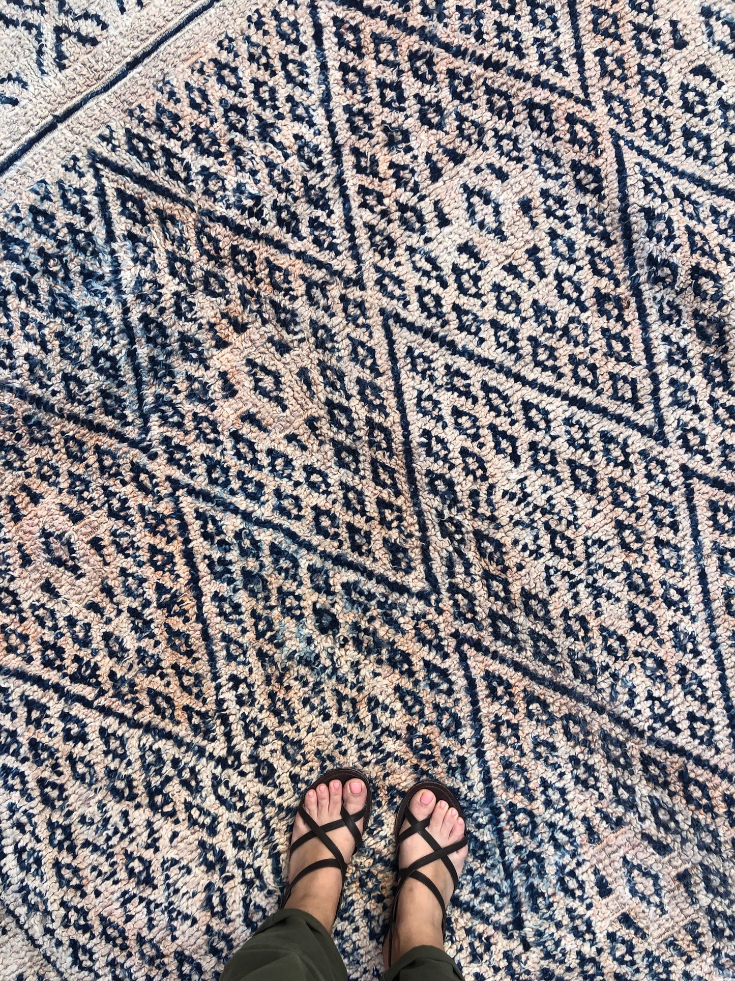 Jewel Beni Mguild Vintage Moroccan Rug