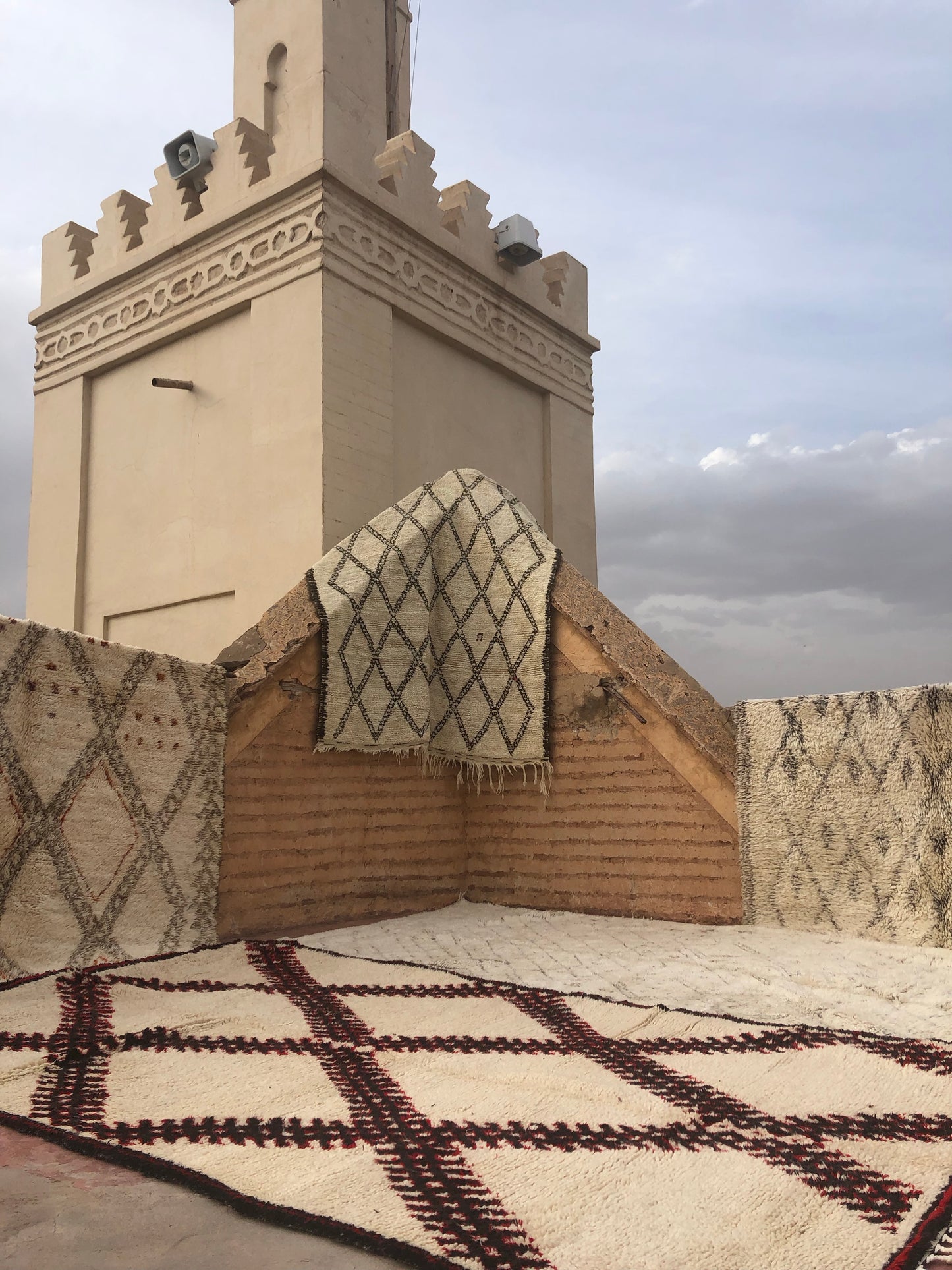 Nyla Beni Ourain Vintage Moroccan Rug