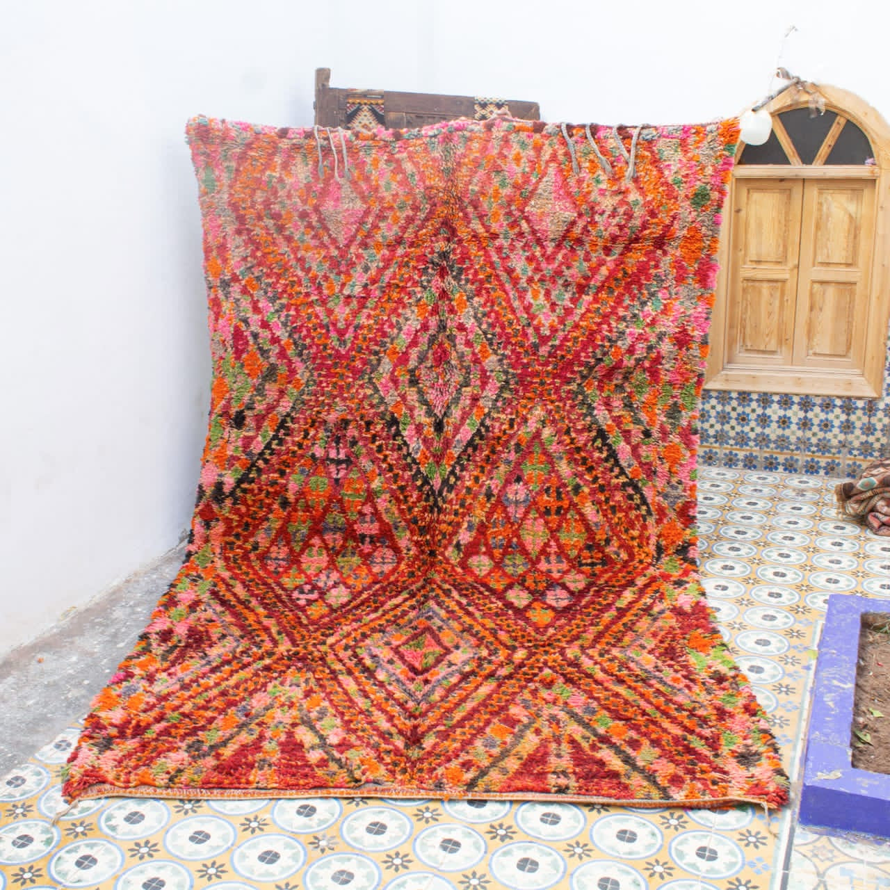 Flower Beni Mguild Moroccan Rug