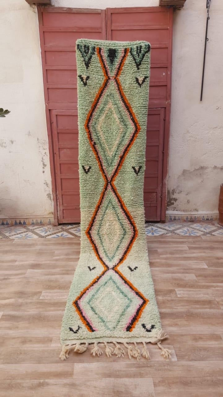 Upcycled Vintage Wool Moroccan Runner