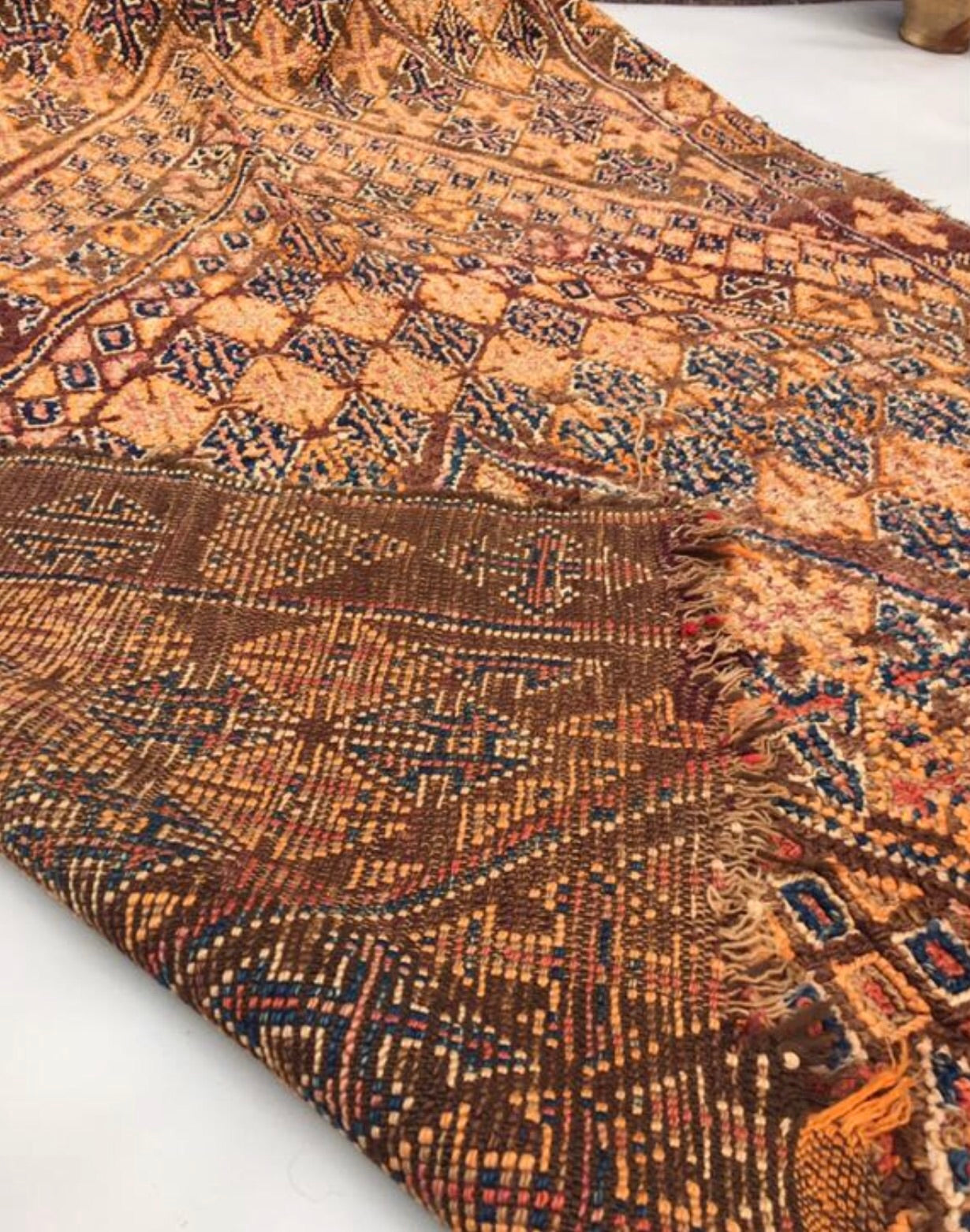 Jawahra Beni Mguild Vintage Moroccan Rug