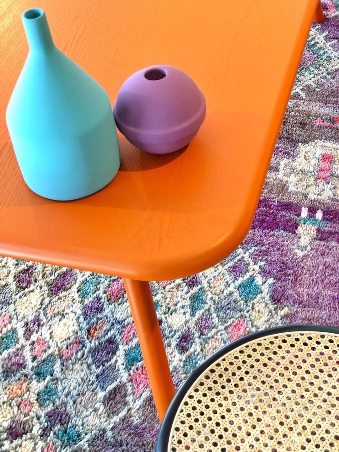 Purple Rain Boujaad Vintage Moroccan Rug