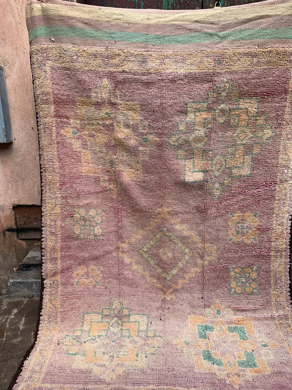 Lilac Boujaad Vintage Moroccan Rug
