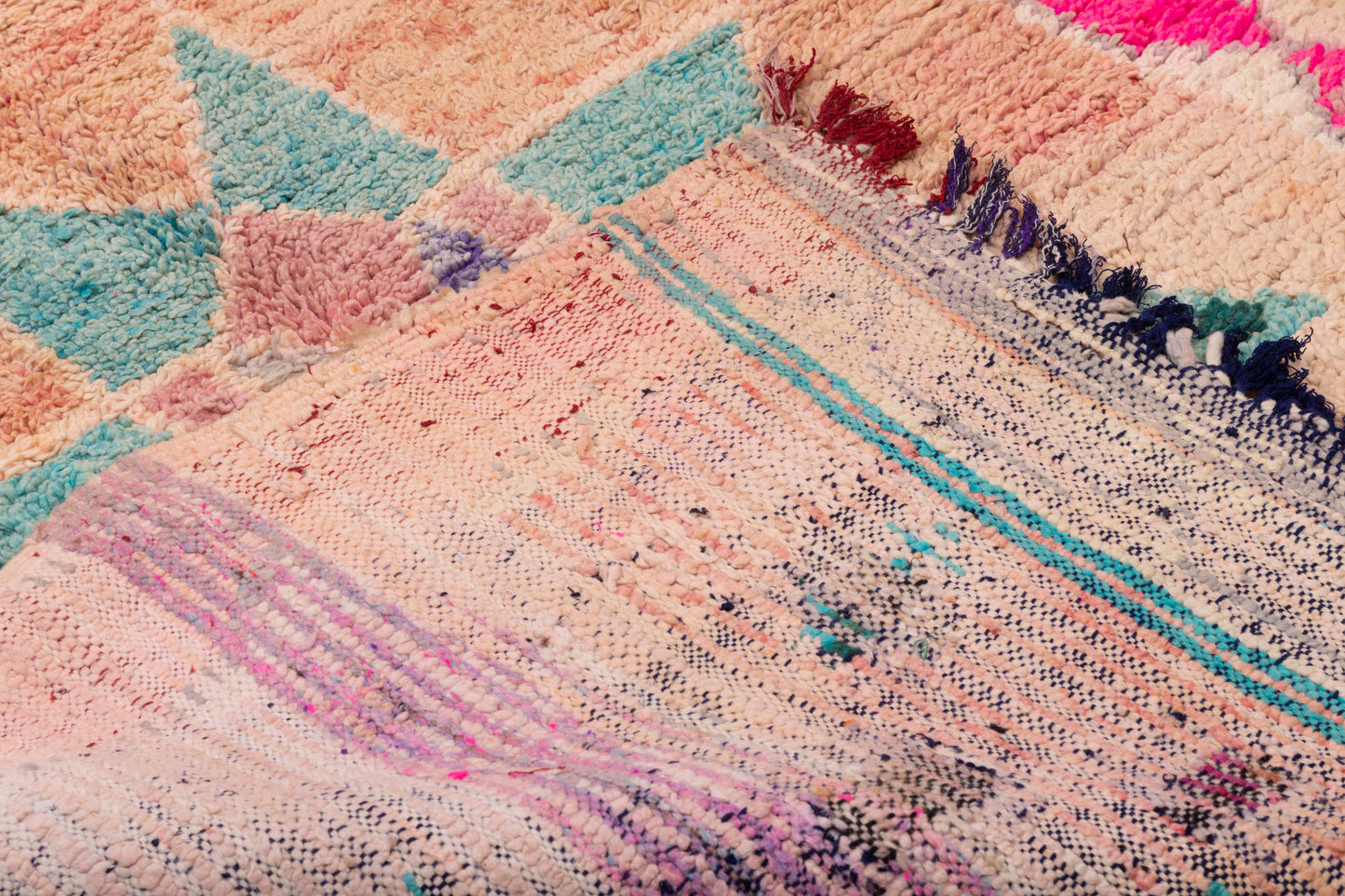 Osma Boujaad Vintage Moroccan Rug Runner