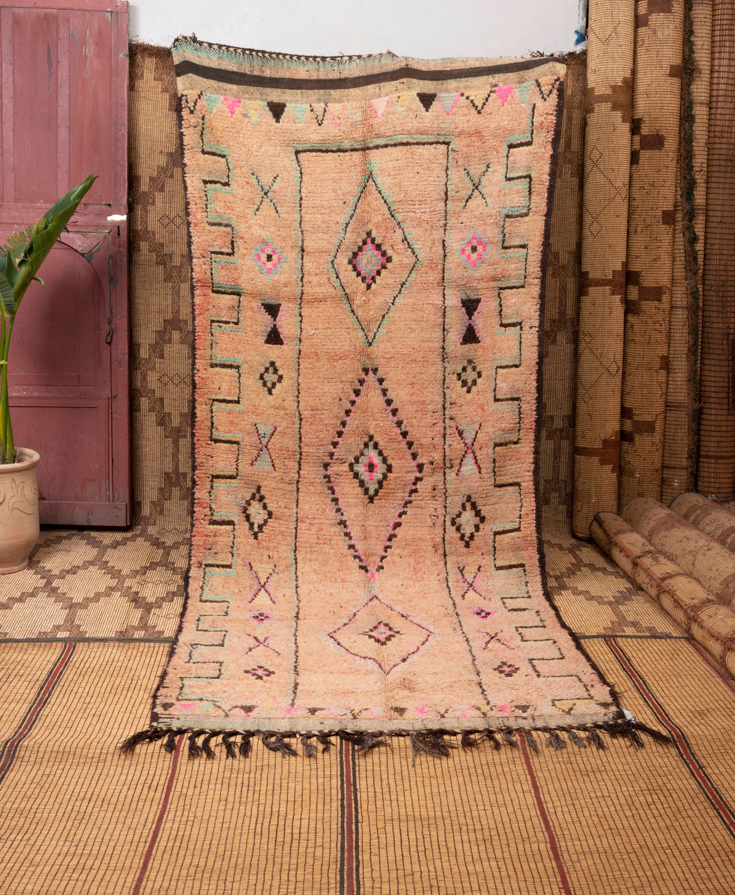 Bo Boujaad Vintage Moroccan Rug