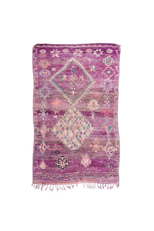 Purple Rain Boujaad Vintage Moroccan Rug