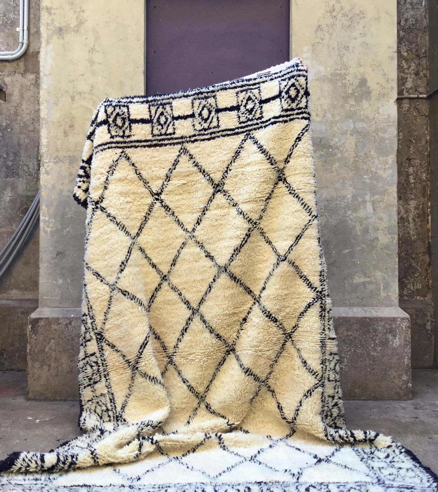 King Vinni Beni Ourain Vintage Moroccan Rug