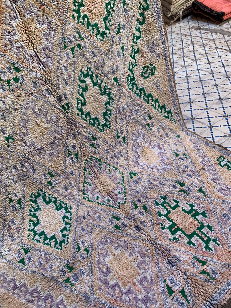 Khezzi Beni Mguild Vintage Moroccan Rug