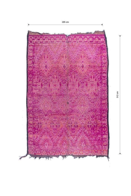 Izzy Beni Mguild Vintage Moroccan Rug