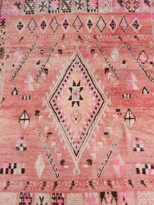 Pink Sapphire Boujaad Moroccan Vintage Rug