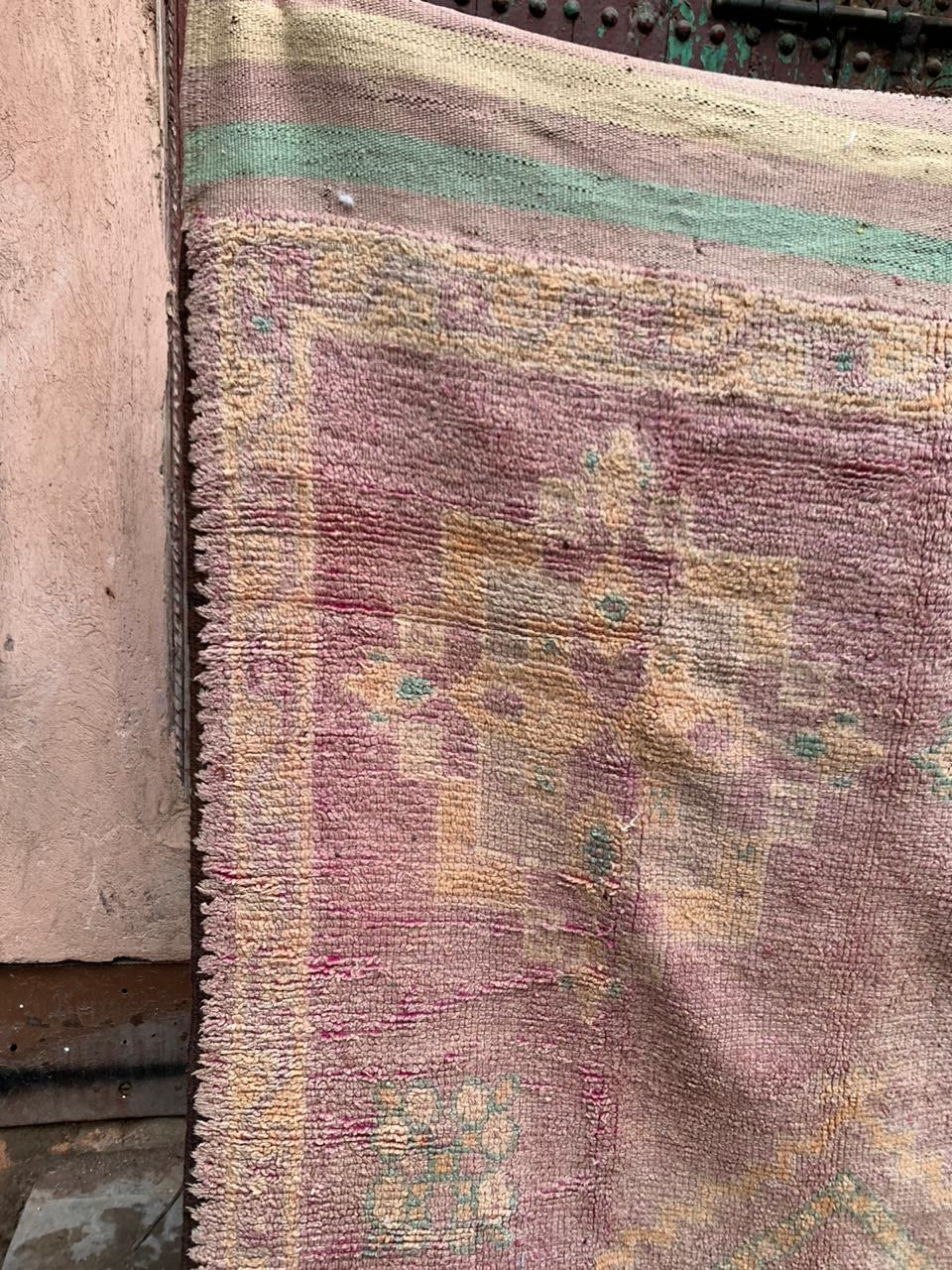 Lilac Boujaad Vintage Moroccan Rug