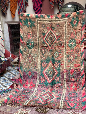 Diamantina Boujaad Vintage Moroccan Rug