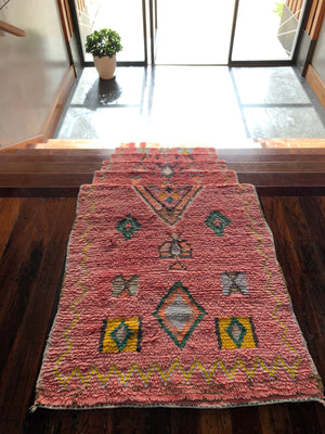 Leon Azilal Vintage Moroccan Rug Runner