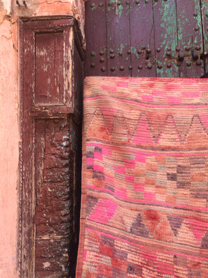 Shibi Boujaad Vintage Moroccan Rug