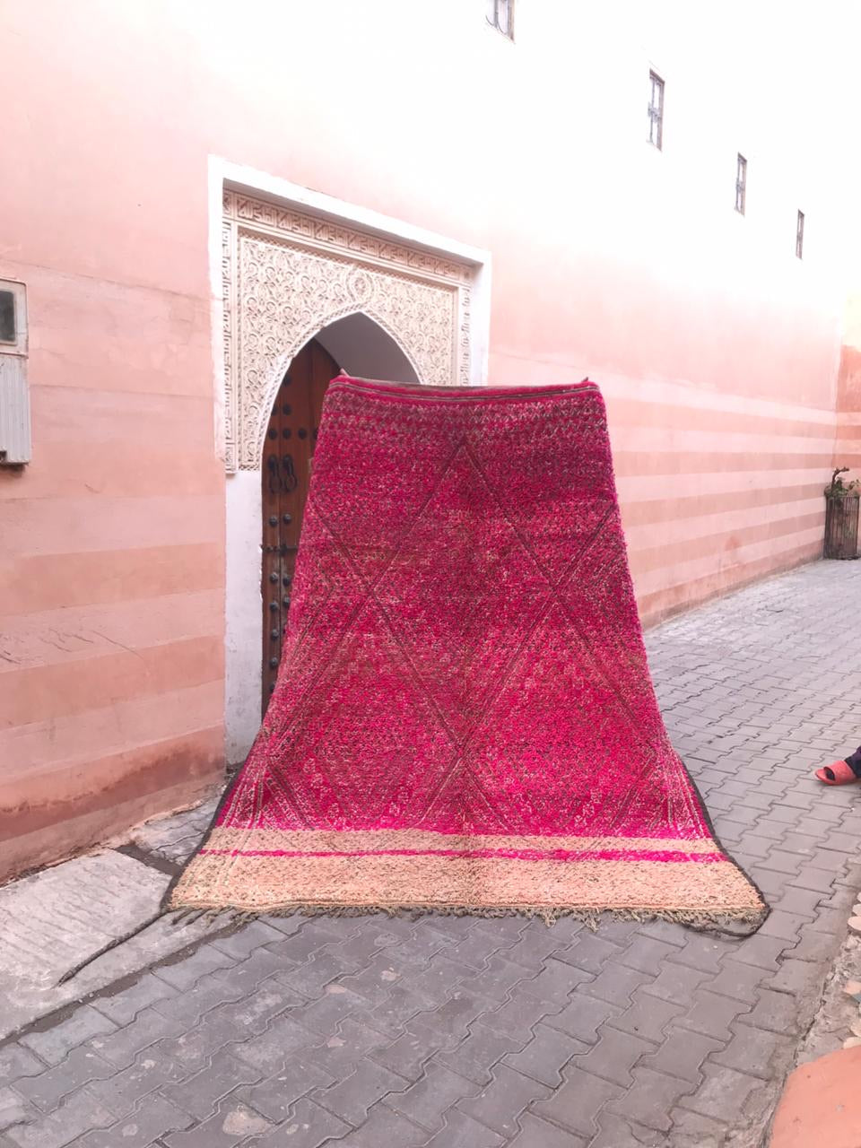 Inez Beni Mguild Vintage Moroccan Rug