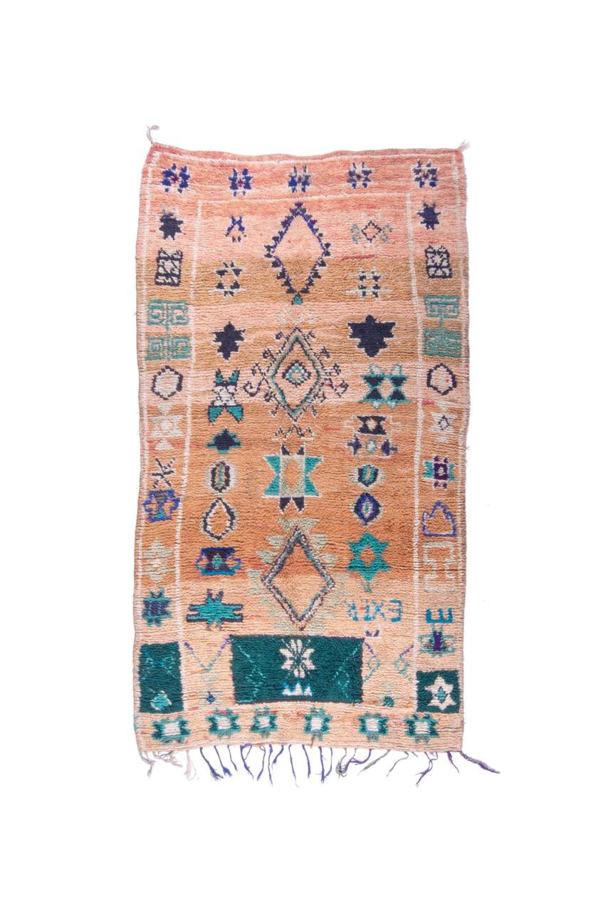 Beau Boujaad Vintage Moroccan Rug