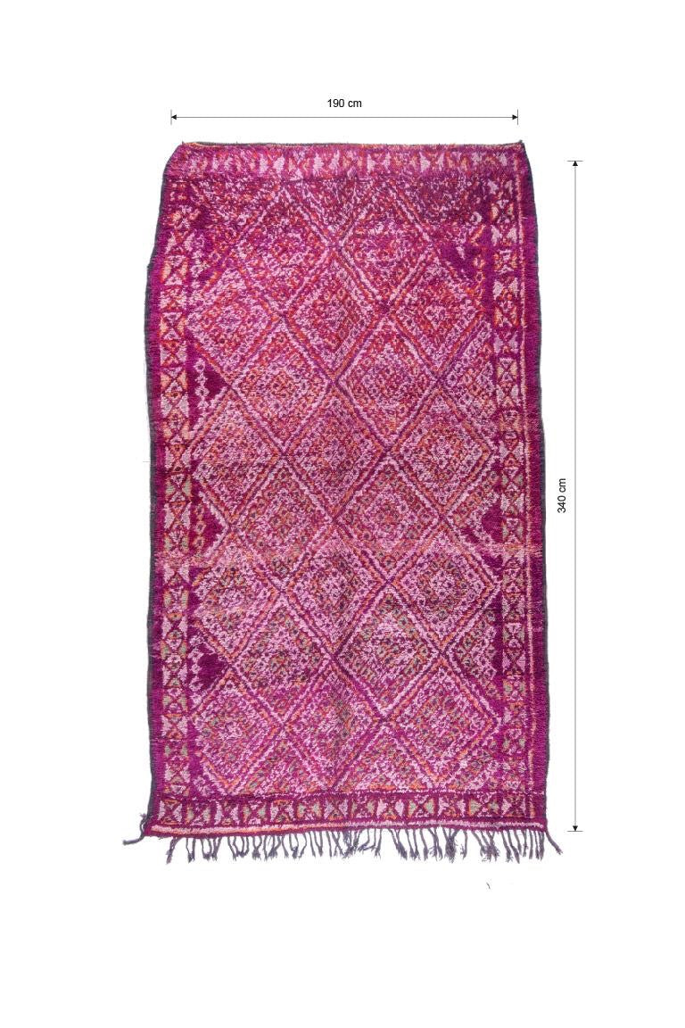Ivy Beni Mguild Vintage Moroccan Rug