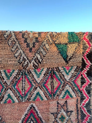Ebony Boujaad Vintage Moroccan Rug