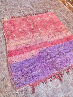 Flower Boujaad Moroccan Rug