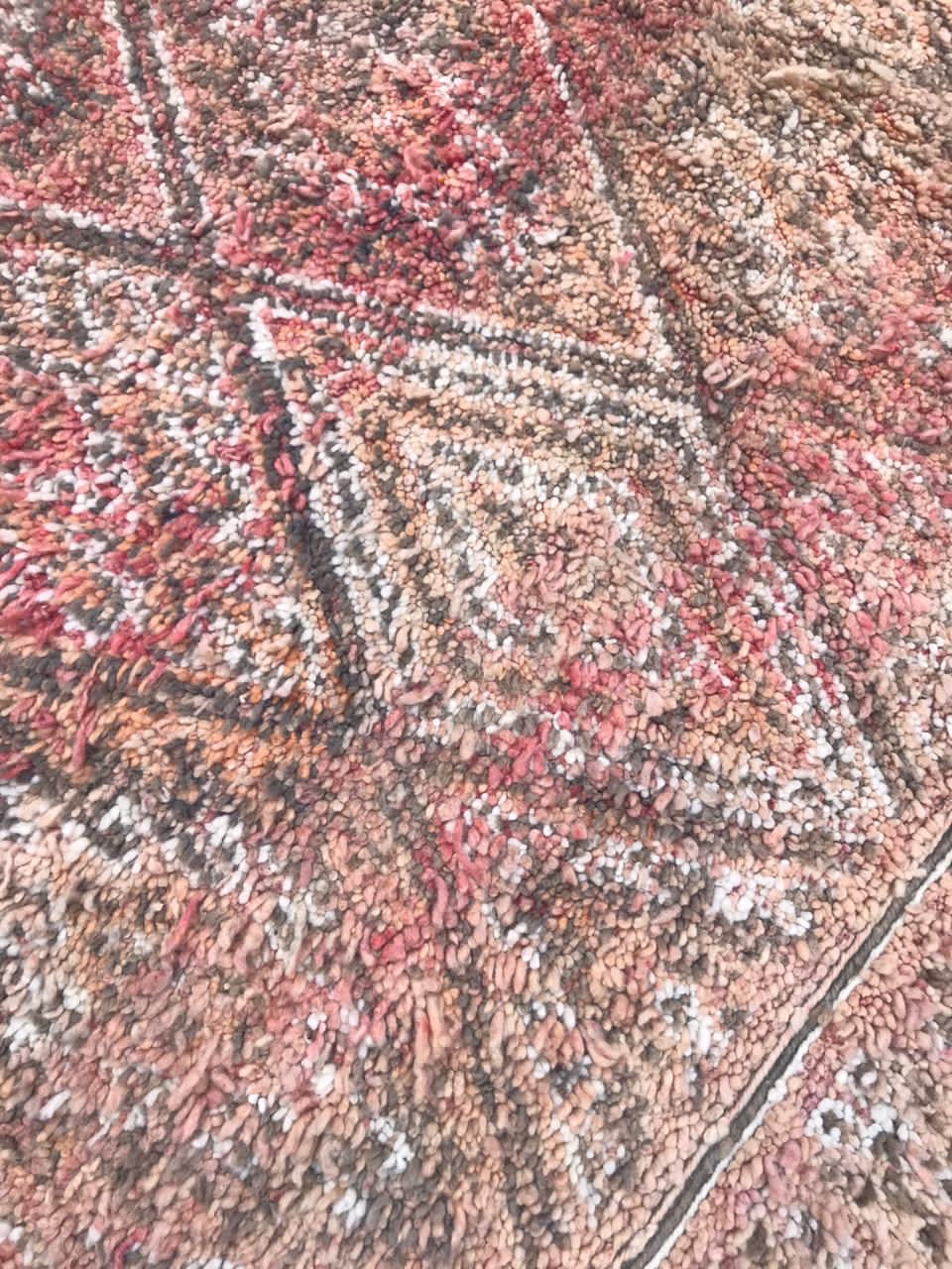 Zeena Beni Mguild Vintage Moroccan Rug