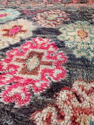 Rose Boujaad Vintage Moroccan Rug