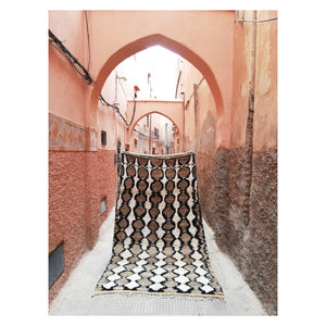 Honeycomb Azilal Moroccan Rug