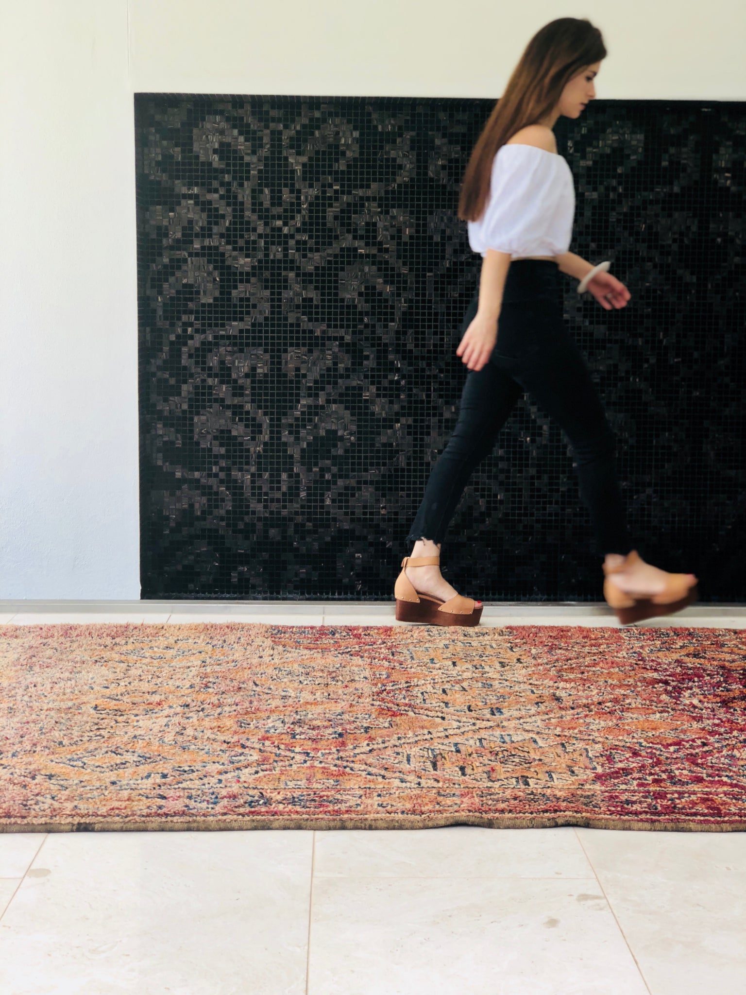 Aleah Beni Mguild Vintage Moroccan Rug