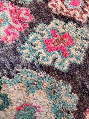 Rose Boujaad Vintage Moroccan Rug