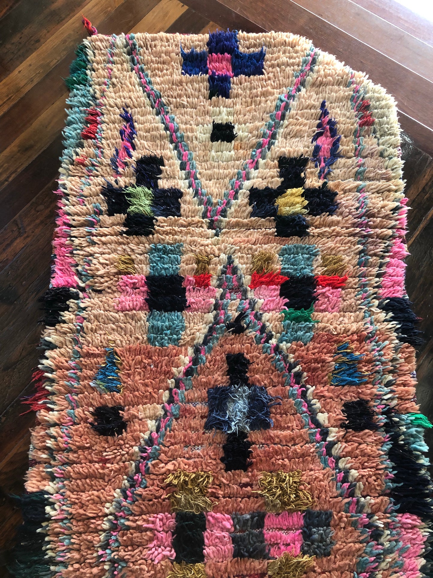 Rowa Boujaad Vintage Moroccan Rug Runner