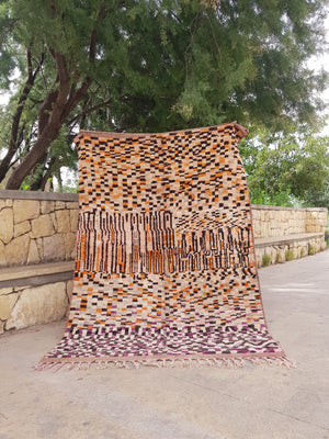 Rosary Moroccan Vintage Rug