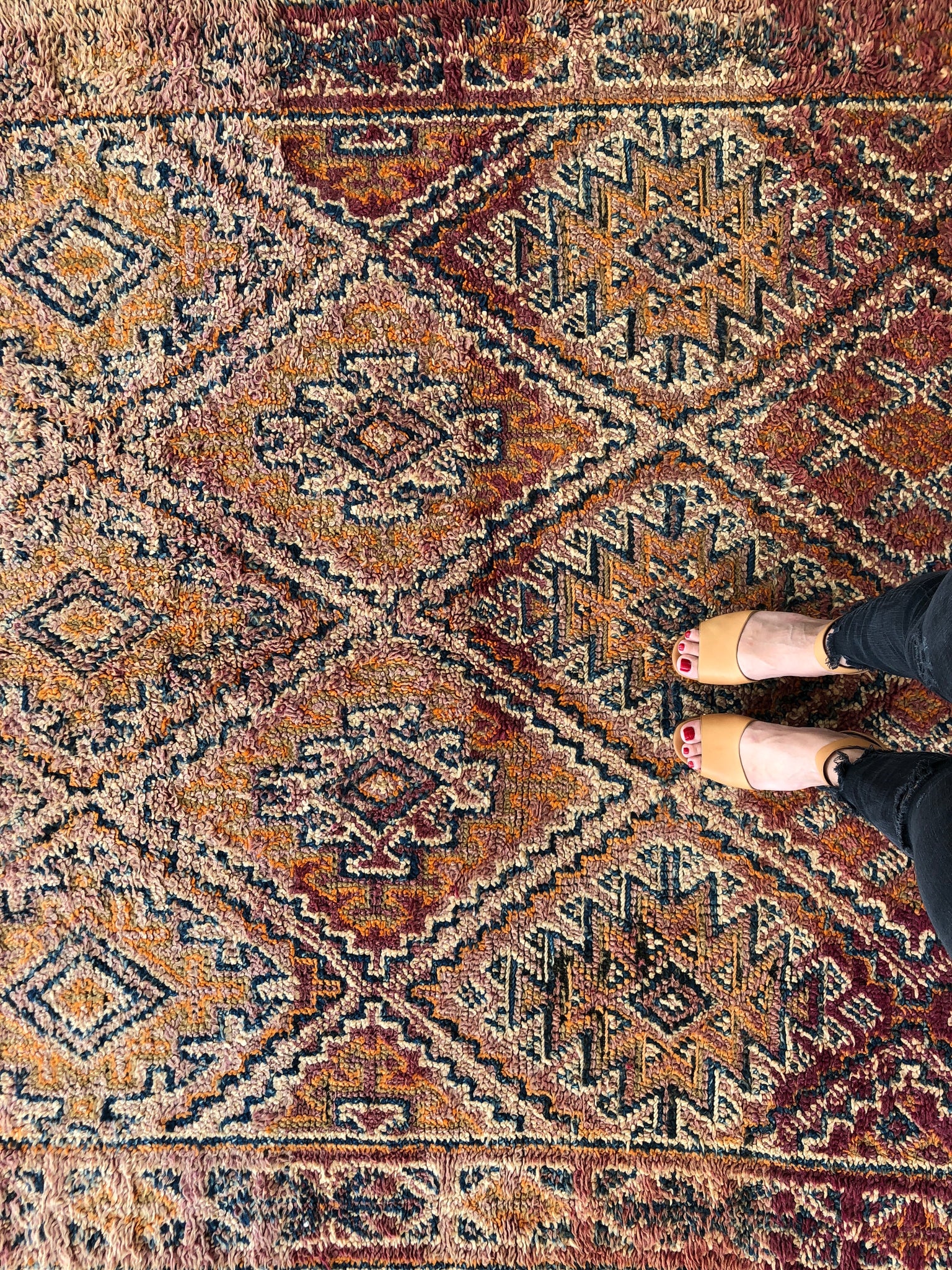 Aleah Beni Mguild Vintage Moroccan Rug