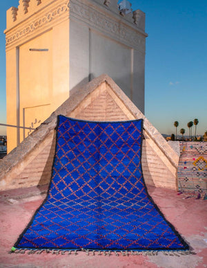 Hind Beni Mguild Vintage Moroccan Rug