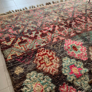 Rose Boujaad Vintage Moroccan Rug