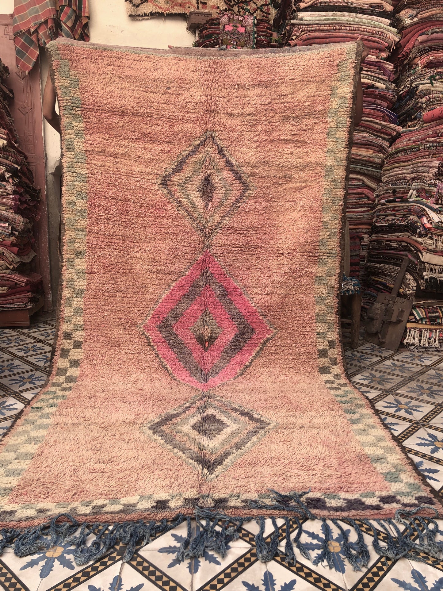Dior Boujaad Vintage Moroccan Rug