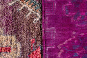 Purple Rain Boujaad Vintage Moroccan Rug