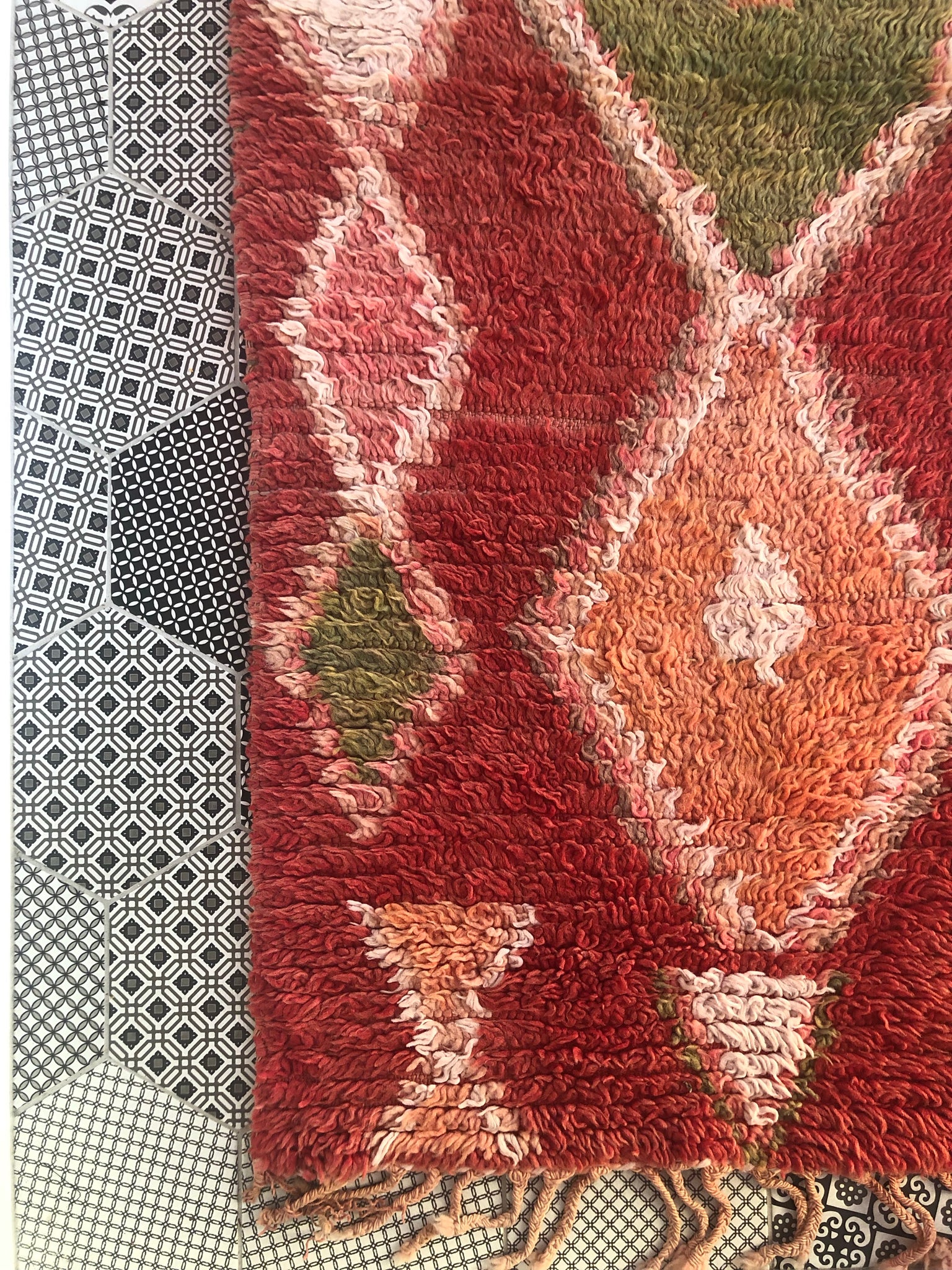Adilah Boujaad Vintage Moroccan Rug Runner