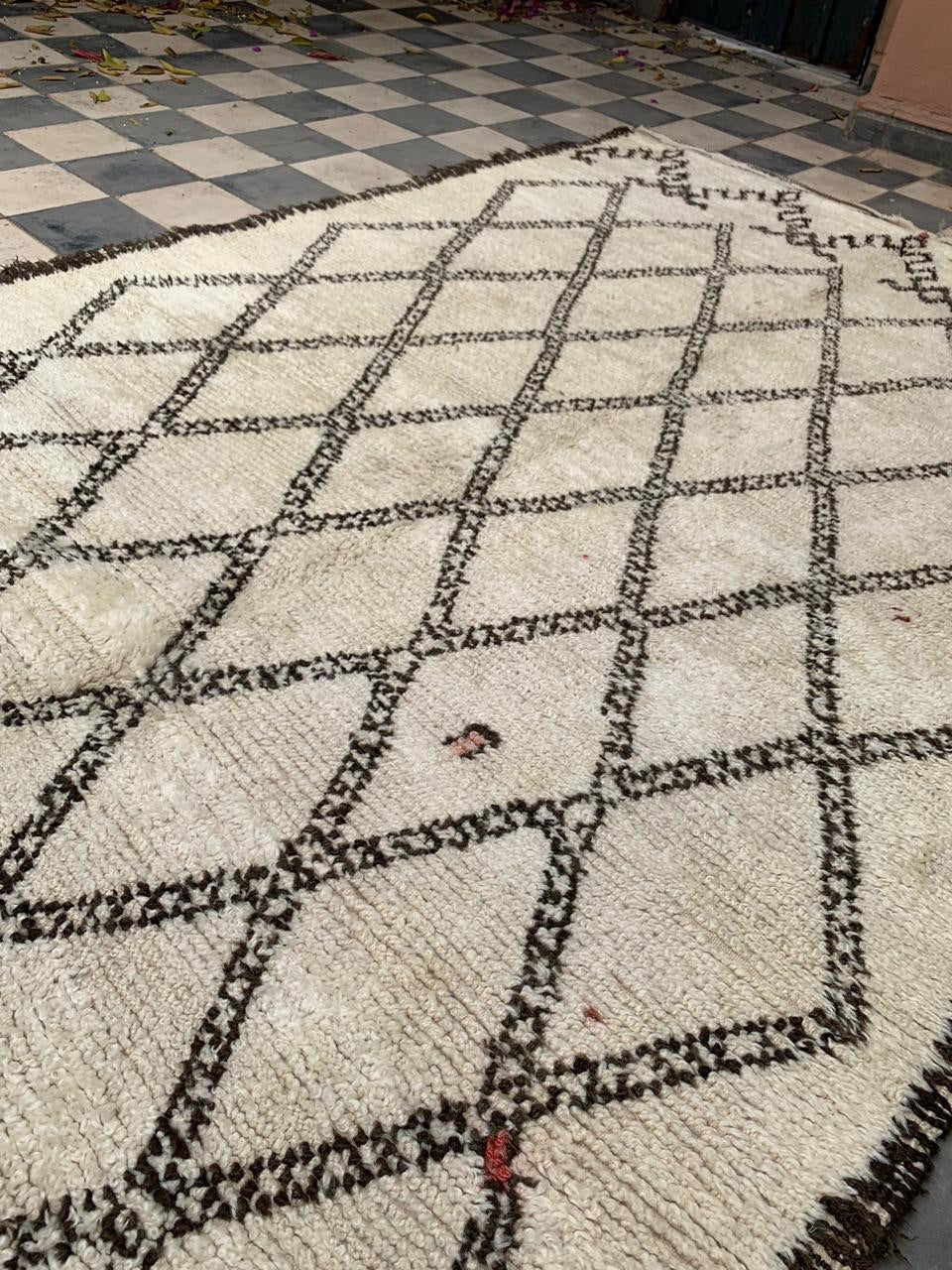 Ria Beni Ourain Vintage Moroccan Rug