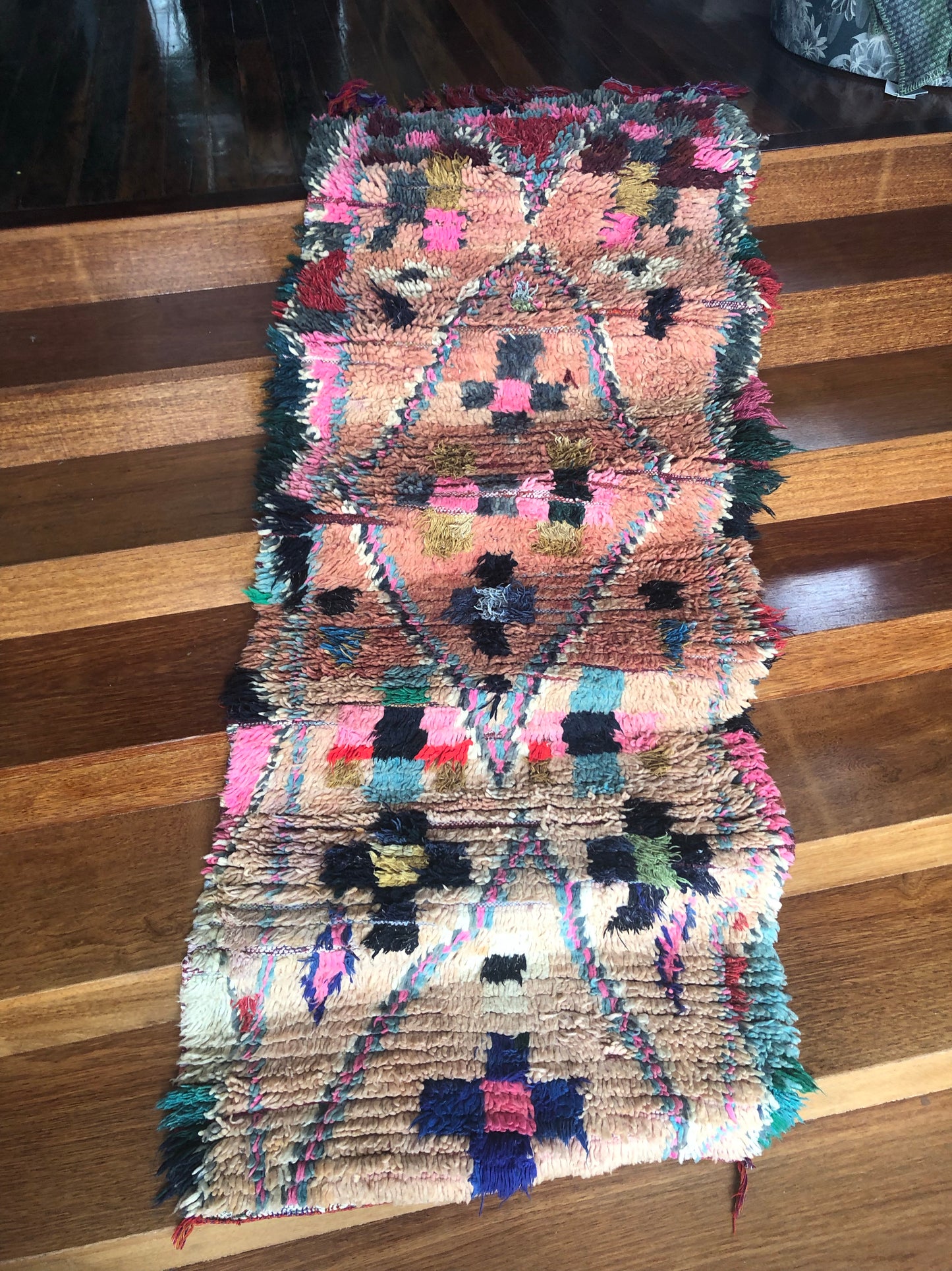 Rowa Boujaad Vintage Moroccan Rug Runner